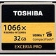 TOSHIBA 东芝 EXCERIA PRO型超高速CF 32GB 存储卡（1066X、Class 10）