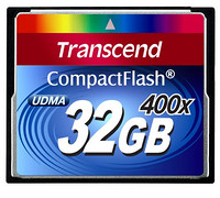Transcend 创见 400X 32G CF卡（写入45M/S）