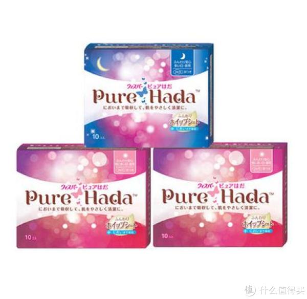 Whisper 日本护舒宝 Pure Hada 纯肌卫生巾(日用10片*2+夜用10片*1)
