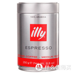 illy 意利浓缩（深度烘焙）咖啡粉 250g