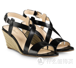 Cole Haan Taylor Wedge Sandal 女款真皮坡跟凉鞋