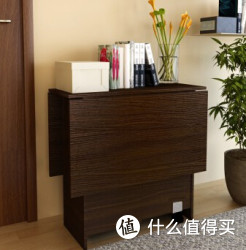 Funature 慧乐家 11068 泊雅特可折叠多功能桌 胡桃木色