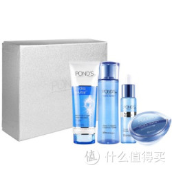 POND'S 旁氏 水润盈泽系列 深海胶原保湿套装（洁面乳100g+精华水150ml+凝露50g+精华露30ml）