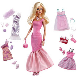 Barbie 芭比 娃娃玩具  芭比女孩之礼服套装 2BCF76