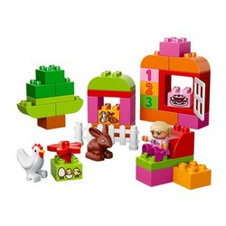 LEGO 乐高 得宝系列 L10571 多合一粉红趣味桶