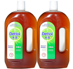 限华东：Dettol 滴露 消毒液 1.2L*2瓶+凑单品