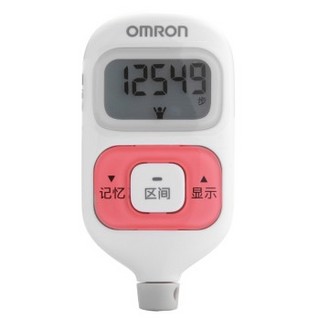 OMRON 欧姆龙 HJ-204-P 电子计步器 （粉色）