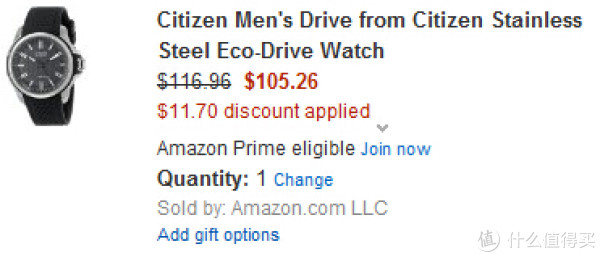 CITIZEN 西铁城 AW1150-07E 西铁城男式光动能腕表