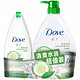 限华北：Dove 多芬 沐浴乳（清透水润1L+清透水润300ml）