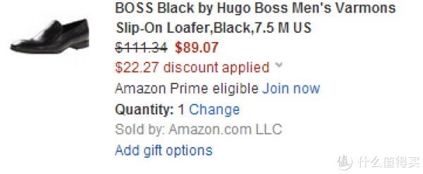 BOSS Black by HUGO BOSS Varmons 男士一脚蹬皮鞋