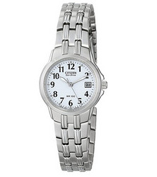 CITIZEN 西铁城 Silhouette EW1540-54A 女款光动能腕表