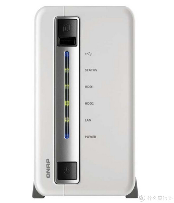 QNAP 威联通 TS-212P NAS 网络存储服务器(USB3.0、双盘位、QTS 4.0、512M)