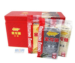 限华东：金龙鱼 杂粮精品礼盒 400G*9袋