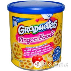 Gerber 嘉宝 苹果味车轮米饼 42g(进口)*4罐+亨氏磨牙棒64g