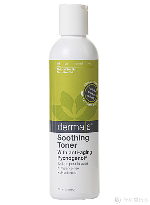 凑单品：derma e Soothing Toner with Pycnogenol 碧萝芷爽肤水 175ml