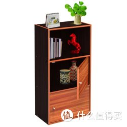 双箭 瑞斯得 SJ-1701 三层带门收纳柜 黑胡桃