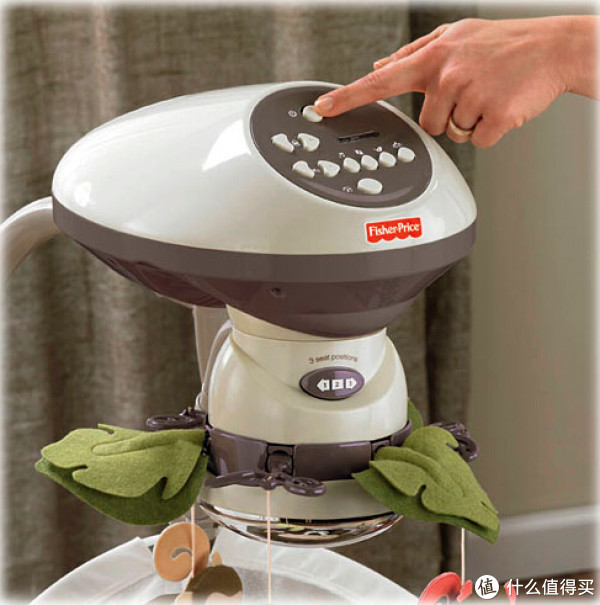 Fisher-Price 费雪 Cradle 'n Swing 音乐星光电动摇篮秋千