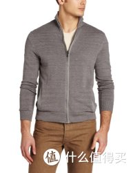 Kenneth Cole Space-Dye Full Zip  男款立领开衫
