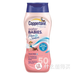 Coppertone 科普特 Water Babies Pure &amp; Simple Sunscreen Lotion 防晒露