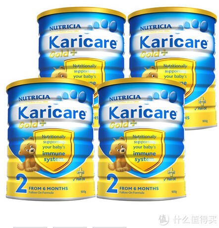 限华东：Karicare 可瑞佳 2段幼儿配方奶粉 900g*4罐