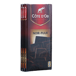 COTE D'OR 克特多金象  纯味黑巧克力300g