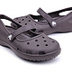 crocs 卡骆 经典系列  女式舒适休闲沙娜塑模洞洞鞋 深咖啡色11212-206