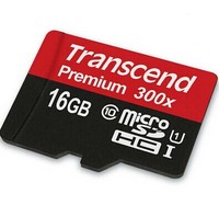 Transcend 创见 16G MicroSD TF存储卡（UHS-I、300X）