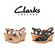 Clarks Pitch Vienna维也纳 女款皮跟凉鞋（37.5码起）