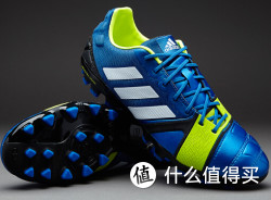 adidas 阿迪达斯 Nitrocharge 狂战士系列 1.0 TRX AG 顶级足球鞋 蓝黄配色