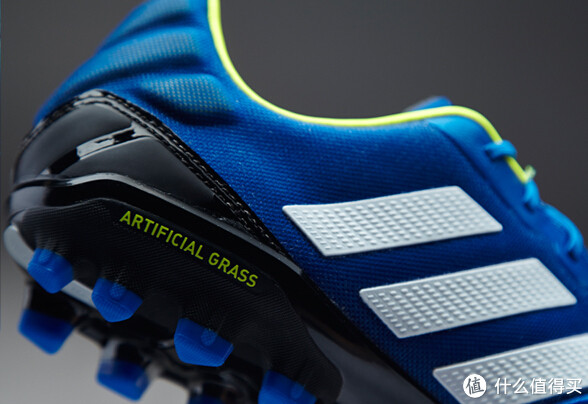 adidas 阿迪达斯 Nitrocharge 狂战士系列 1.0 TRX AG 顶级足球鞋 蓝黄配色