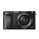 SONY 索尼 ILCE-6000(α6000) 套机（16-50mm饼干镜） 黑色