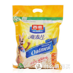 SEAMILD 西麦 即食纯燕麦片家庭特惠装 1500g