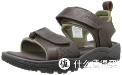 ROCKPORT 乐步 Rocklake Backstrap 男款真皮凉鞋