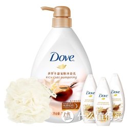 Dove 多芬 丰盈宠肤沐浴乳礼包（乳木果和香草沐浴乳720ml+乳木果和香草沐浴乳45ml*3+多芬沐浴球）*2件