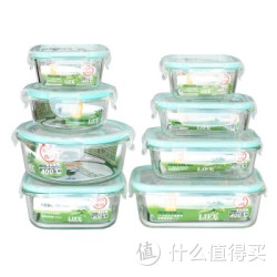U+ 悠佳 U-1063 保鲜盒8件套