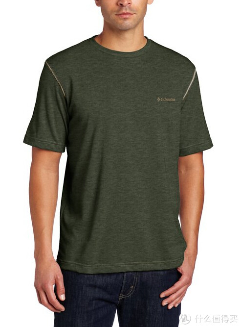 凑单品：Columbia 哥伦比亚 Thistletown Park Crew 男款短袖T恤（速干，防晒）