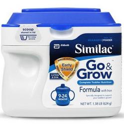 Similac 美国雅培 金盾2段（9-24个月）较大婴儿和幼儿配方奶粉 624g*5罐