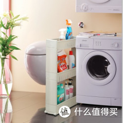 倍亿多 3层滑轮可移动缝隙收纳架