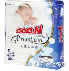 GOO.N 大王 天使系列 婴幼儿用纸尿裤 S58片