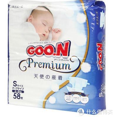 GOO.N 大王 天使系列 婴幼儿用纸尿裤 S58片