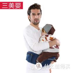 三美婴 婴儿宝宝抱婴腰凳 军绿色 均码