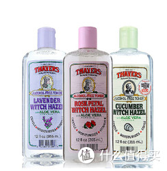 THAYERS 金缕梅 玫瑰花瓣爽肤水355ml+黄瓜金缕梅爽肤水355ml+薰衣草金缕梅爽肤水355ml
