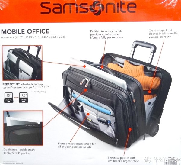 Samsonite 新秀丽 Business One Mobile Office 商务登机箱