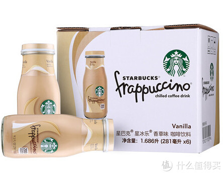 限华东：STARBUCKS 星巴克 星冰乐 瓶装便携咖啡 香草味 280ml*6