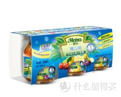 Heinz 亨氏 清儿润 好消化果汁套餐（葡萄西梅，香梨山楂，甘蔗西柚）118ml*12瓶