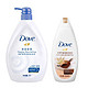 DOVE 多芬 沐浴乳套装（深层营润1000ml+乳木果和香草300ml)