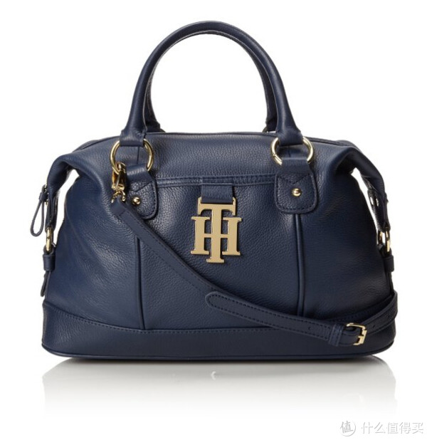 TOMMY HILFIGER 汤米·希尔费格 Monogrammed II Bowler 女士真皮两用包