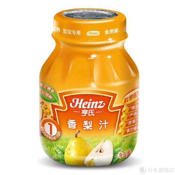凑单品:Heinz 亨氏 香梨汁 118ml/瓶