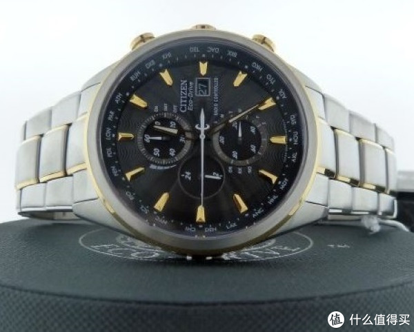 CITIZEN 西铁城 Eco-Drive Chrono AT8014-57E 男款光动能计时腕表(6局电波、世界时间)