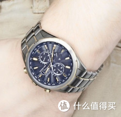 CITIZEN 西铁城 Eco-Drive Chrono AT8014-57E 男款光动能计时腕表（6局电波、世界时间）